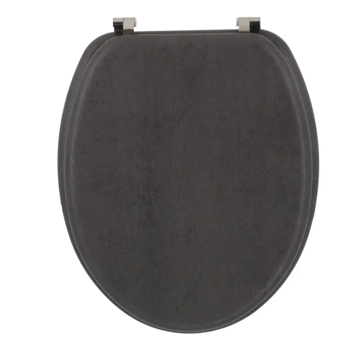 ABATTANT WC BOIS MOULE 18 POUCES ATTACHES ACIER FACON BETON