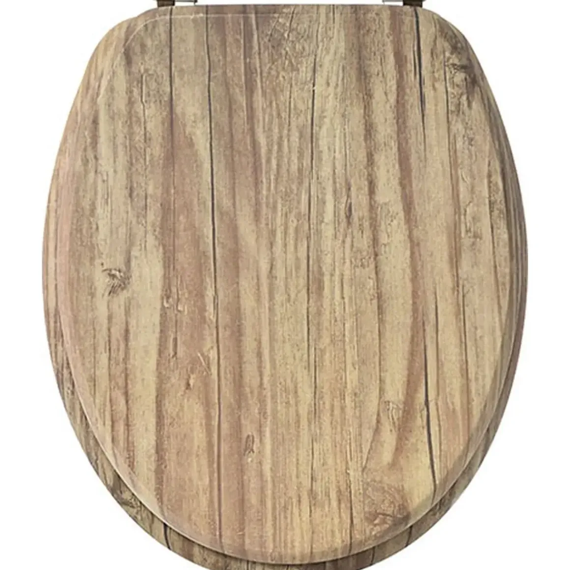ABATTANT WC MDF 18 POUCES ATTACHES ACIER INOXYDABLE 3 FACES
