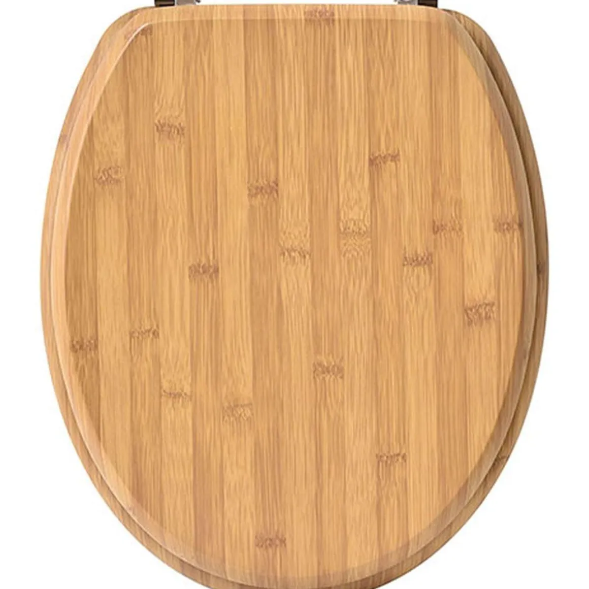 ABATTANT WC 18 POUCES ATTACHES ACIER INOXYDABLE BAMBOU
