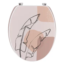 ABATTANT WC 18 POUCES ATTACHES ACIER INOXYDABLE PLUMA