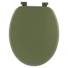 ABATTANT WC 18 POUCES ATTACHES PLASTIQUES KAKI MAT