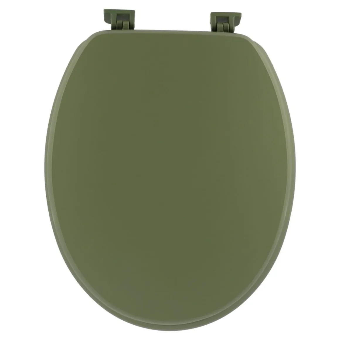 ABATTANT WC 18 POUCES ATTACHES PLASTIQUES KAKI MAT