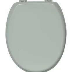 ABATTANT WC 18 POUCES ATTACHES PLASTIQUES VERT AMANDE