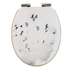 ABATTANT WC 18 POUCES COUVERCLE DESIGN ENVOLE