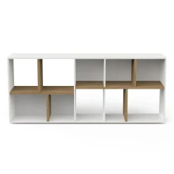 ACCESS BIBLIOTHEQUE 10 NICHES HAMILTON BLANC MAT
