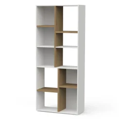 ACCESS BIBLIOTHEQUE 10 NICHES HAMILTON BLANC MAT