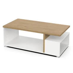ACCESS TABLE BASSE 3 NICHES 92X50CM