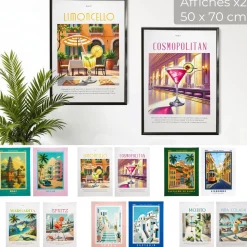 AFFICHE DECO X2 EVASION 50X70CM
