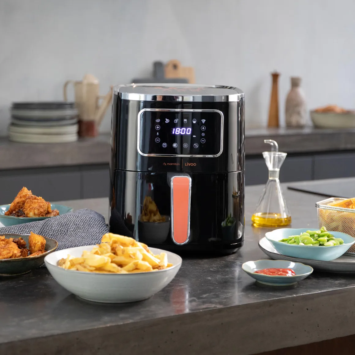 AIRFRYER 5L LIVOO X MARMITON