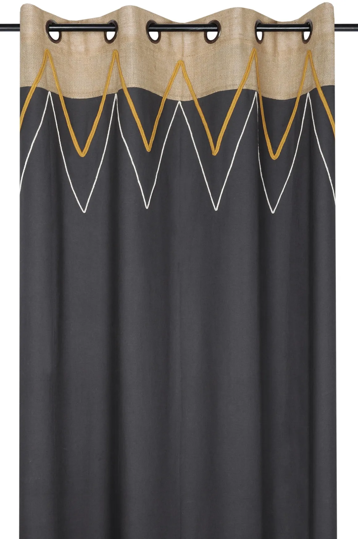 ALABAMA RIDEAU 140X260 OEIL ANTHRACITE