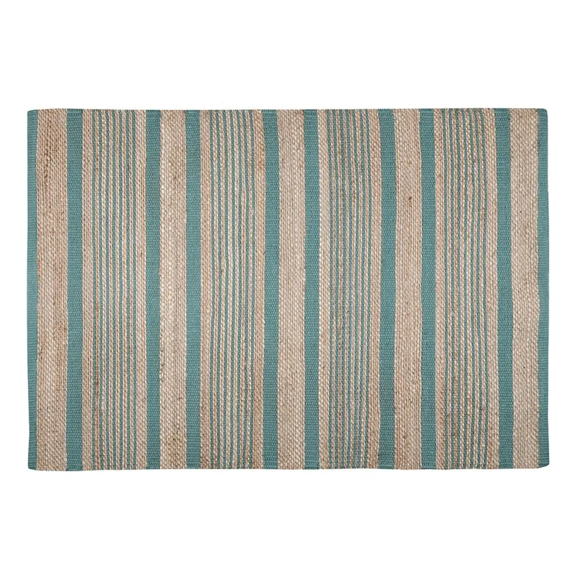 ALDABRA TAPIS 60X90CM PETROLE JUTE