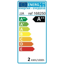 AMPOULE LED DROITE AMBRE E14 C35 2W