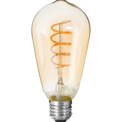 AMPOULE LED TORSADEE AMBRE ST64 4W