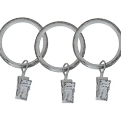 ANNEAU A PINCE D20 X8 ARGENT NOIR