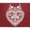 ANSEL TAPIS 45X75CM ROUGE