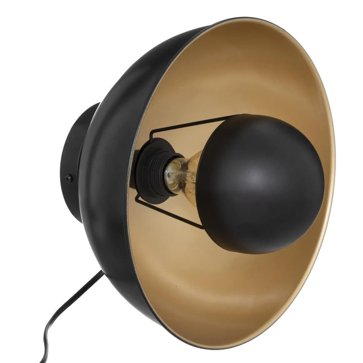 APPLIQUE METAL LAHTI NOIR DORE D.29CM