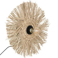 APPLIQUE PAILLE TEA NATUREL D.34CM