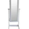 ARMOIRE BIJOUX BLANC 42X34X119CM