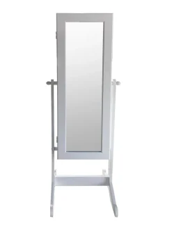 ARMOIRE BIJOUX BLANC 42X34X119CM