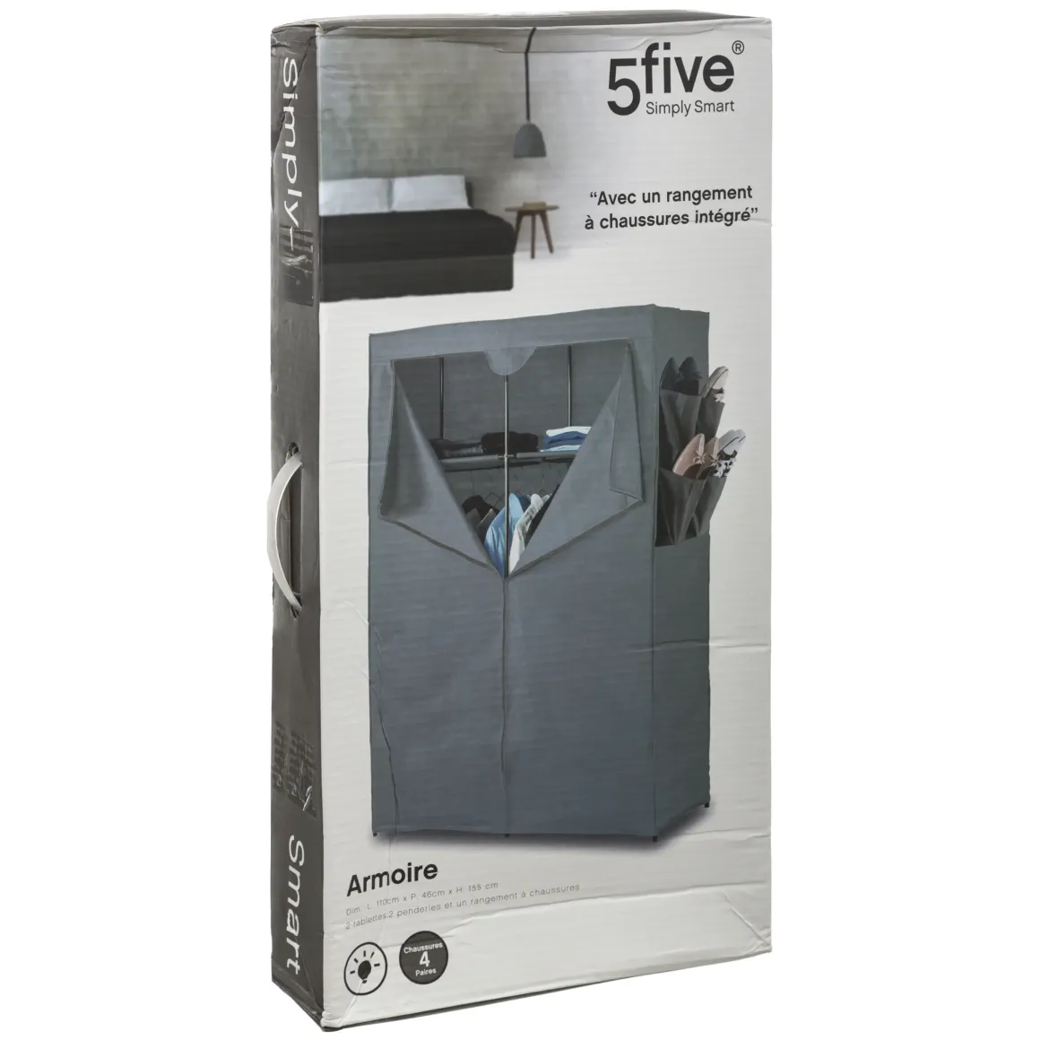 ARMOIRE 2 ETAGERES PENDERIE