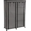 ARMOIRE SUR ROULETTES 1 PENDERIE 5 ETAGERES