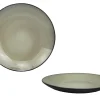 ASSIETTE A DESSERT 20CM PHENIX BICOLORE GRE