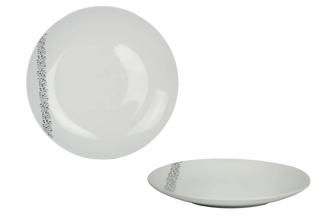 ASSIETTE A DESSERT DOTTIES 20.5CM PORCELAINE