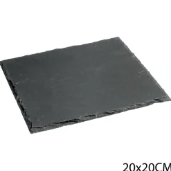 ASSIETTE ARDOISE 20X20CM