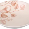 ASSIETTE A SOUPE BRANCHE GRES DECOREE FORME COUPE 20CM