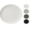 ASSIETTE BLANC NOIR VERT OU GRIS 27CM
