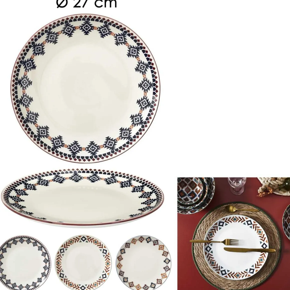 ASSIETTE COLLECTION ORIGINE D.27CM