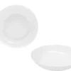 ASSIETTE CREUSE BLANCHE CALOTTE 20.5 CM PORCELAINE