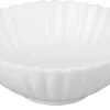 ASSIETTE CREUSE GRES BLANC 21.5CM