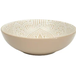 ASSIETTE CREUSE SAHARA BEIGE 18.5CM