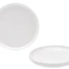 ASSIETTE DESSERT BLANCHE PLANE 20CM PORCELAINE