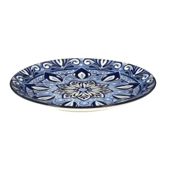ASSIETTE JAIPUR BLEUE D.19CM