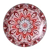 ASSIETTE JAIPUR ROUGE D.19CM