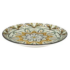 ASSIETTE JAIPUR VERTE D.19CM