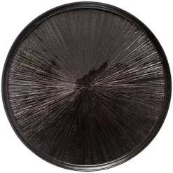 ASSIETTE PLATE ASTRA NOIR D.28CM