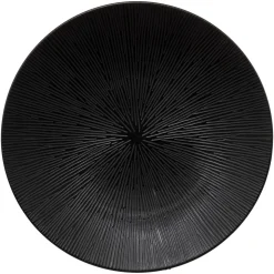 ASSIETTE PLATE ATELIER NOIR D.27CM