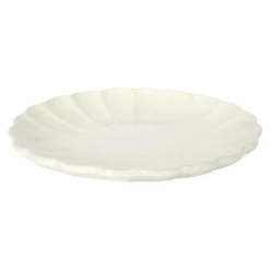 ASSIETTE PLATE CALISTA ECRU D27CM
