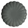 ASSIETTE PLATE CALISTA GRIS D27CM