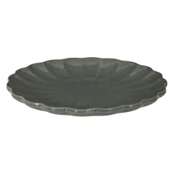 ASSIETTE PLATE CALISTA GRIS D27CM