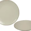 ASSIETTE PLATE 27CM DOTS BEIGE GRES