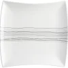 ASSIETTE PLATE LIGNES 26X26CM