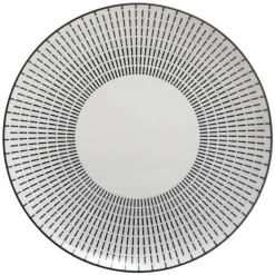 ASSIETTE PLATE LUNIS NOIR 27CM