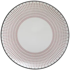 ASSIETTE PLATE LUNIS ROUGE 27CM