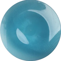 ASSIETTE PLATE RELIEF D.25CM BLEU
