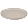 ASSIETTE PLATE TERRE INCONNUE BEIGE D.27CM