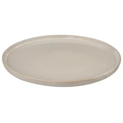 ASSIETTE PLATE TERRE INCONNUE BEIGE D.27CM